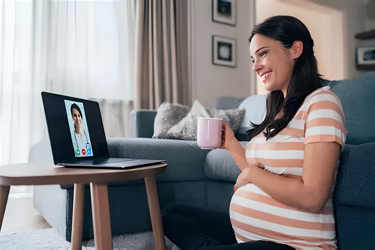 Telehealth gynecology consultation